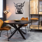Eetkamertafel Denver Black | Rond | 140 cm - WeAreTables
